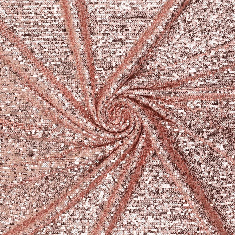 Tissu à paillettes - rose 285 g/m² – disponible chez Šarlotes audumi