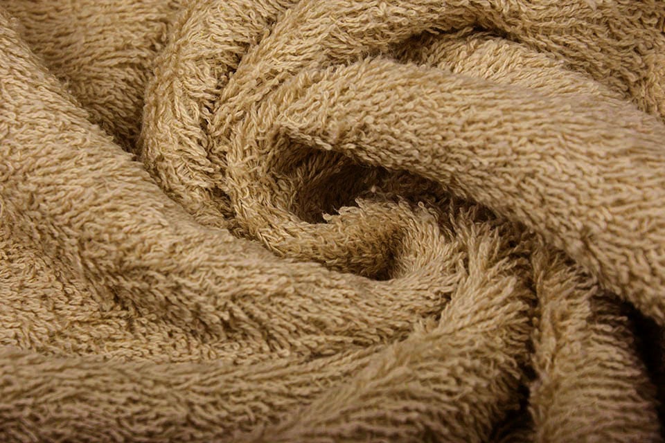 Tissu éponge - brun clair 350 g/m²