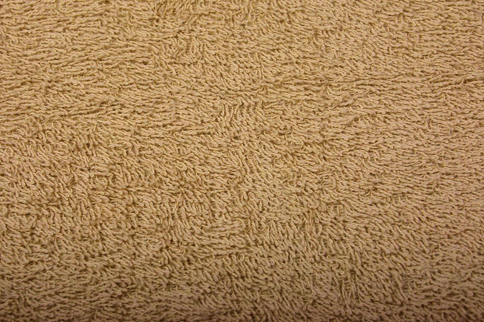 Tissu éponge - marron clair 350 g/m²
