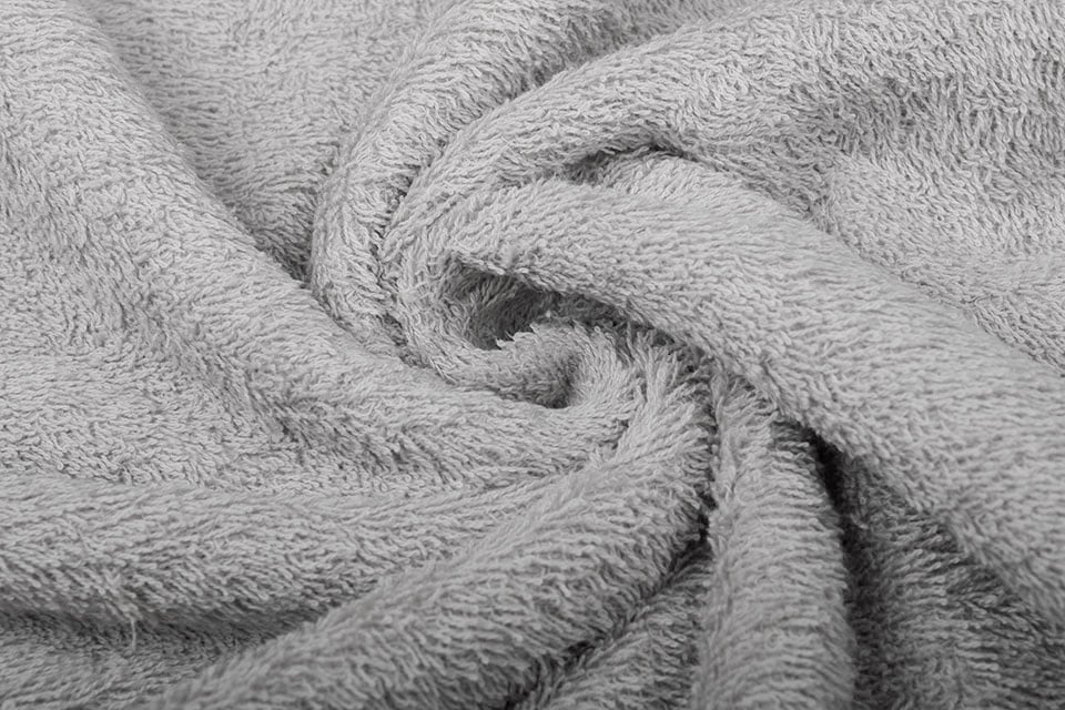 Tissu éponge - gris clair 350 g/m²