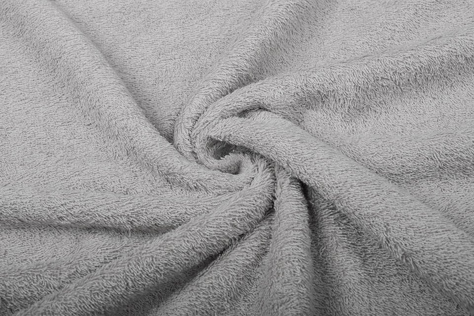 Tissu éponge gris clair 350 g/m²