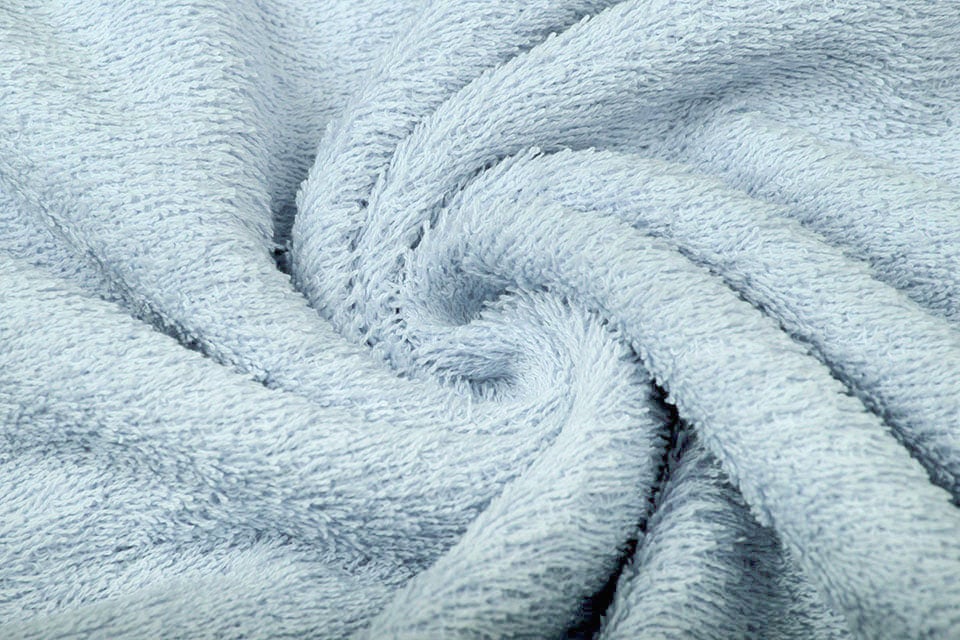 Tissu éponge bleu clair 350 g/m²