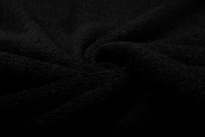 Tissu éponge noir 350 g/m²