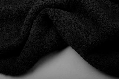 Tissu éponge noir 350 g/m²