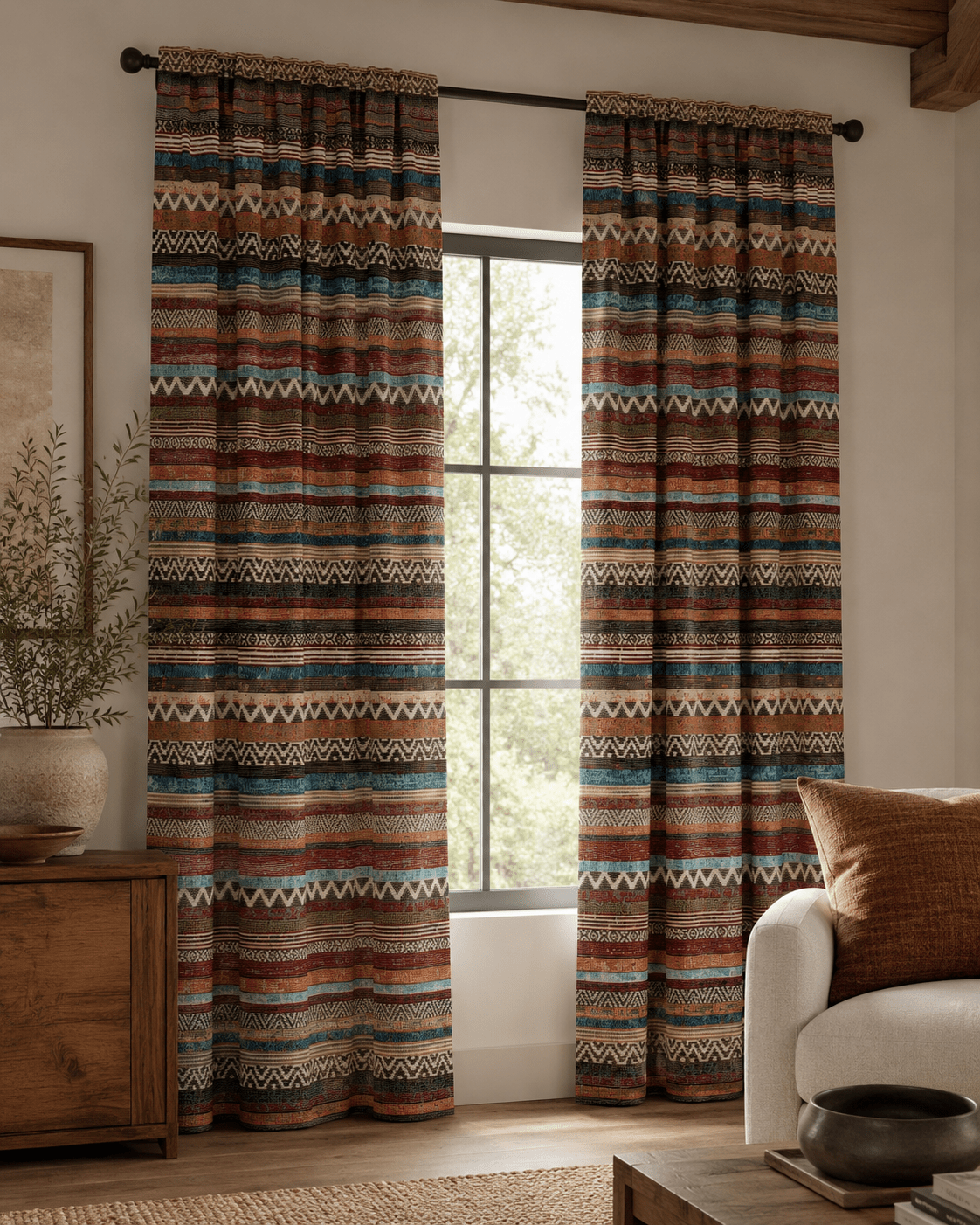 Image avec motif tapisserie bohème – disponible en ligne chez Šarlotes audumi