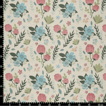 Image avec tapisserie - fleurs claires 240 g/m² – disponible chez Šarlotes audumi