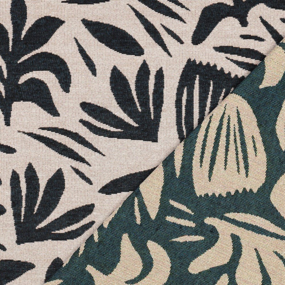 Tapisserie - feuilles noires 310 g/m²