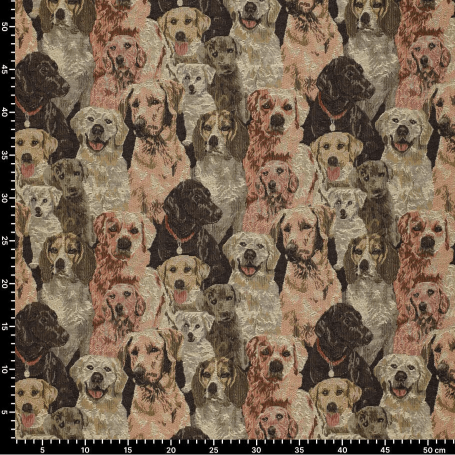 Tapisserie - chiens 260 g/m² – disponible chez Šarlotes audumi