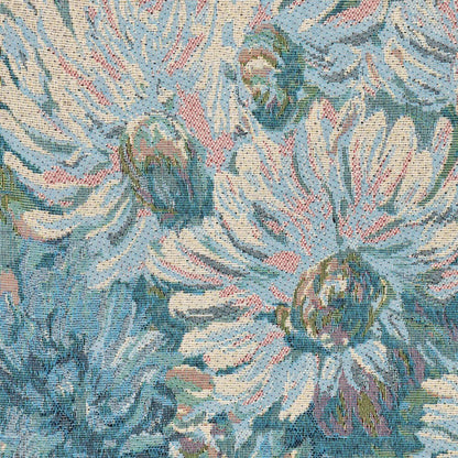 Tapestry - blue garden flowers 260 g/m²