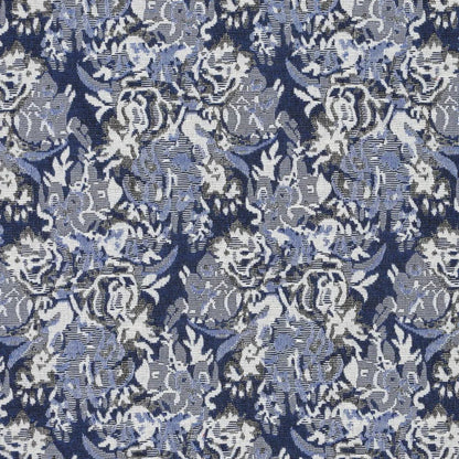 Image of tapestry - elegant blue pattern 260 g/m² – available at Šarlotes audumi