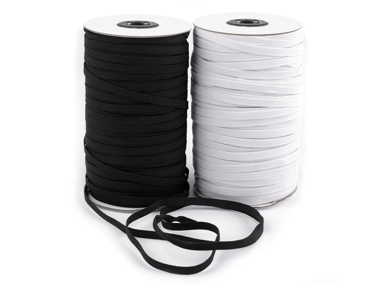 Image avec élastique, 6 mm – rouleau 126 m – disponible chez Šarlotes audumi
