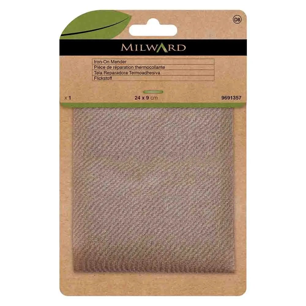 Patch thermocollant pour vêtements Milward 24x9cm - beige