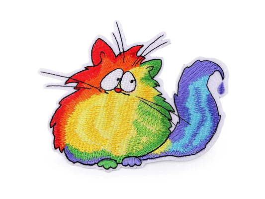 alt
Image with iron-on patch colorful cat| 11 x 13.5 mm – available at Charlotte's Fabrics