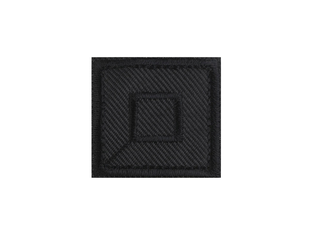 Iron-on square patch| 3.3 x 3.3 cm