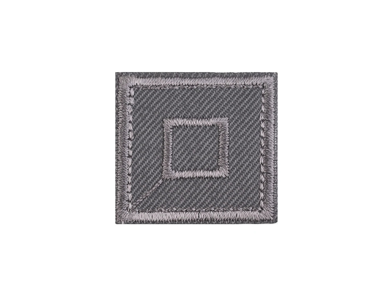 Image of iron-on patch square| 3,3 x 3,3 cm| assorted shades – available at Šarlotes audumi