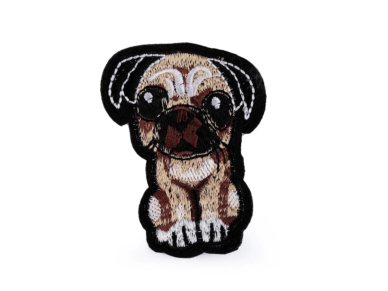 alt
Image with iron-on dog patch | ~ 4.5 x 6 cm | various shades – available at Charlotte’s Fabrics