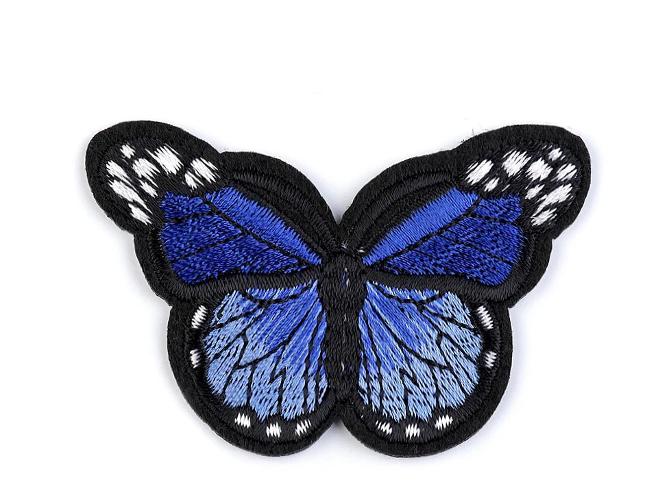 iron-on patch Butterfly | 4,8 × 7 cm | various shades