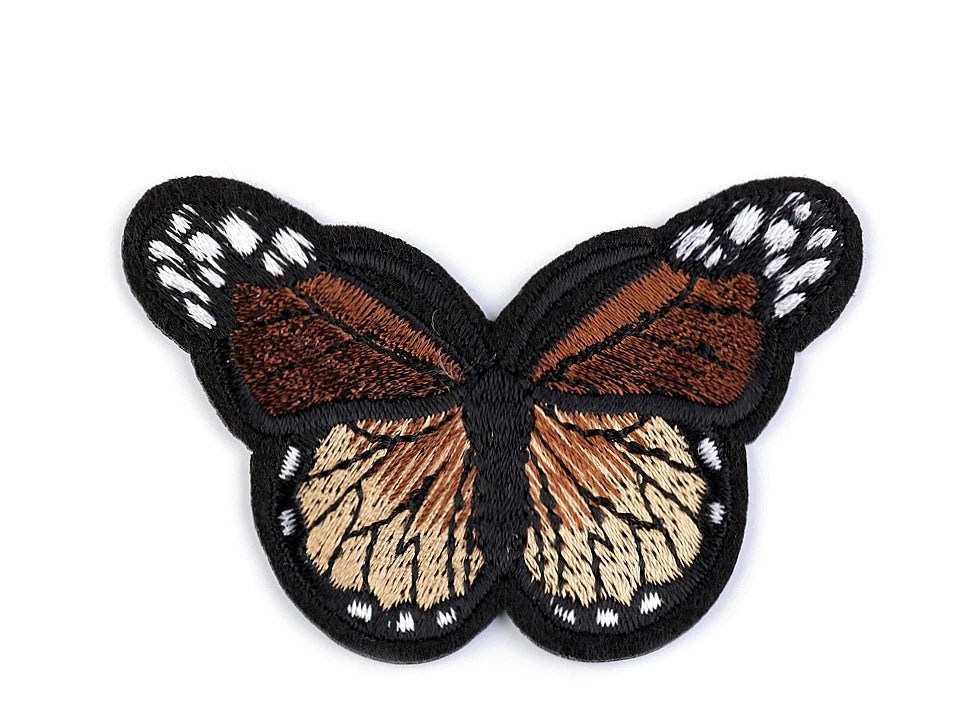 Iron-on patch Butterfly | 4,8 × 7 cm | assorted shades