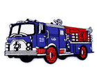 Dunkelblaues Feuerwehrauto