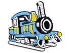 Leichtblauer Zug