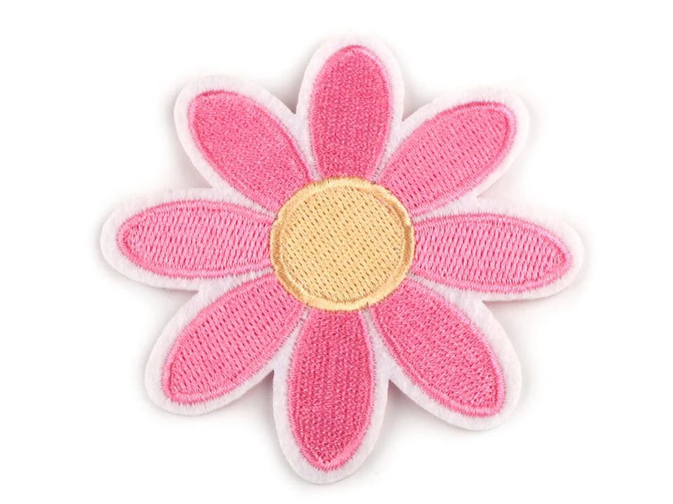Iron-on patch Flower| 8.5 cm | assorted shades