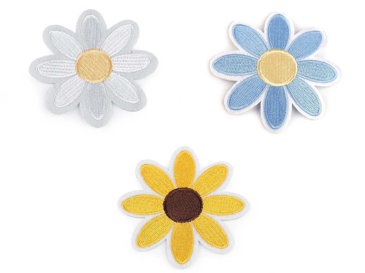 Iron-on patch Flower| 8,5 cm | assorted shades