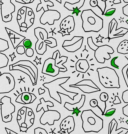 Popeline À COLORIER SOI-MÊME - fruit