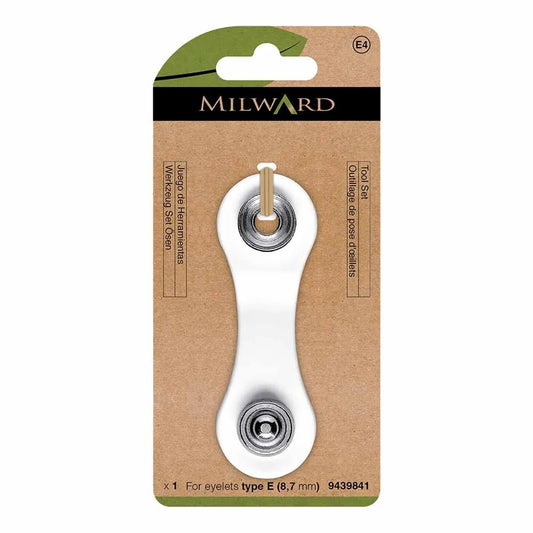 Tool for inserting eyelets, rings Milward 8,7 mm