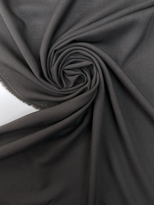 Image of Italian 100% wool fabric, grey, 150 g/m2 – available at Šarlotes audumi