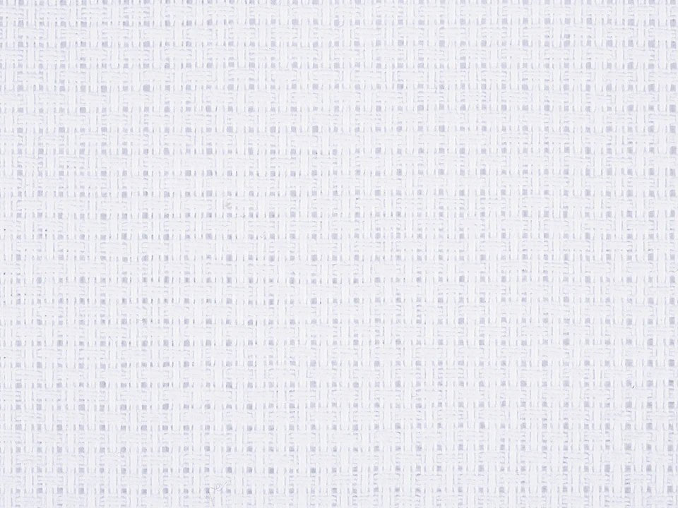 Tissu à broder - 46 carrés/10 cm - blanc