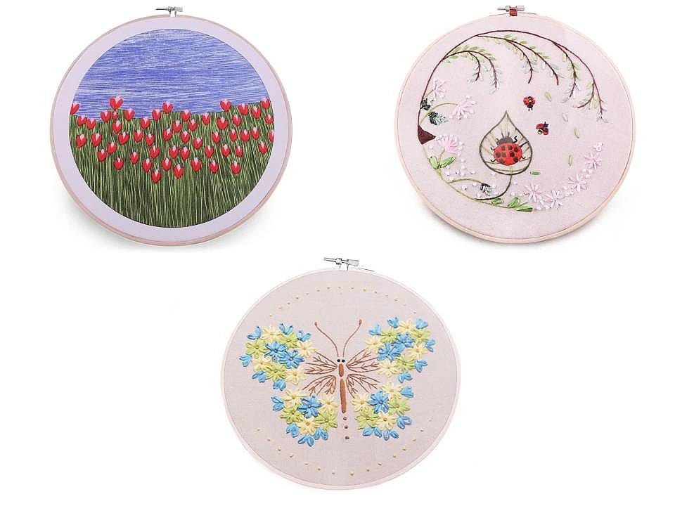 Kit de broderie / kit de point de croix - papillon