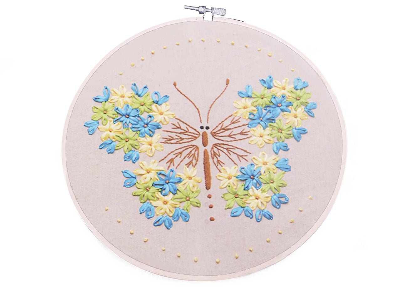 Kit de broderie / kit de point de croix - papillon