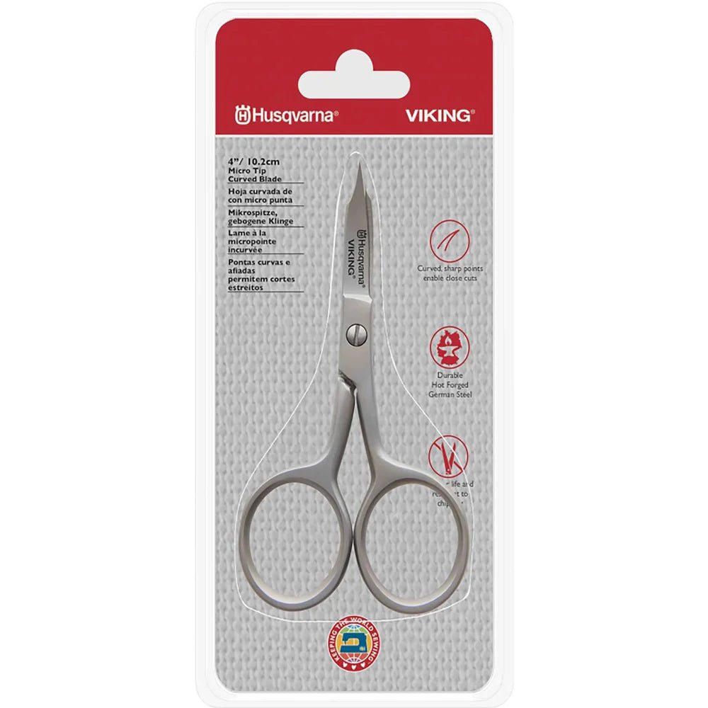 HUSQVARNA embroidery scissors with a special pointed blade