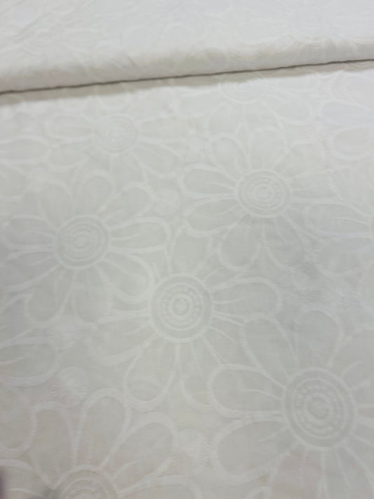 Image of embroidered 100% cotton fabric - dragons - available online at Šarlotes audumi
