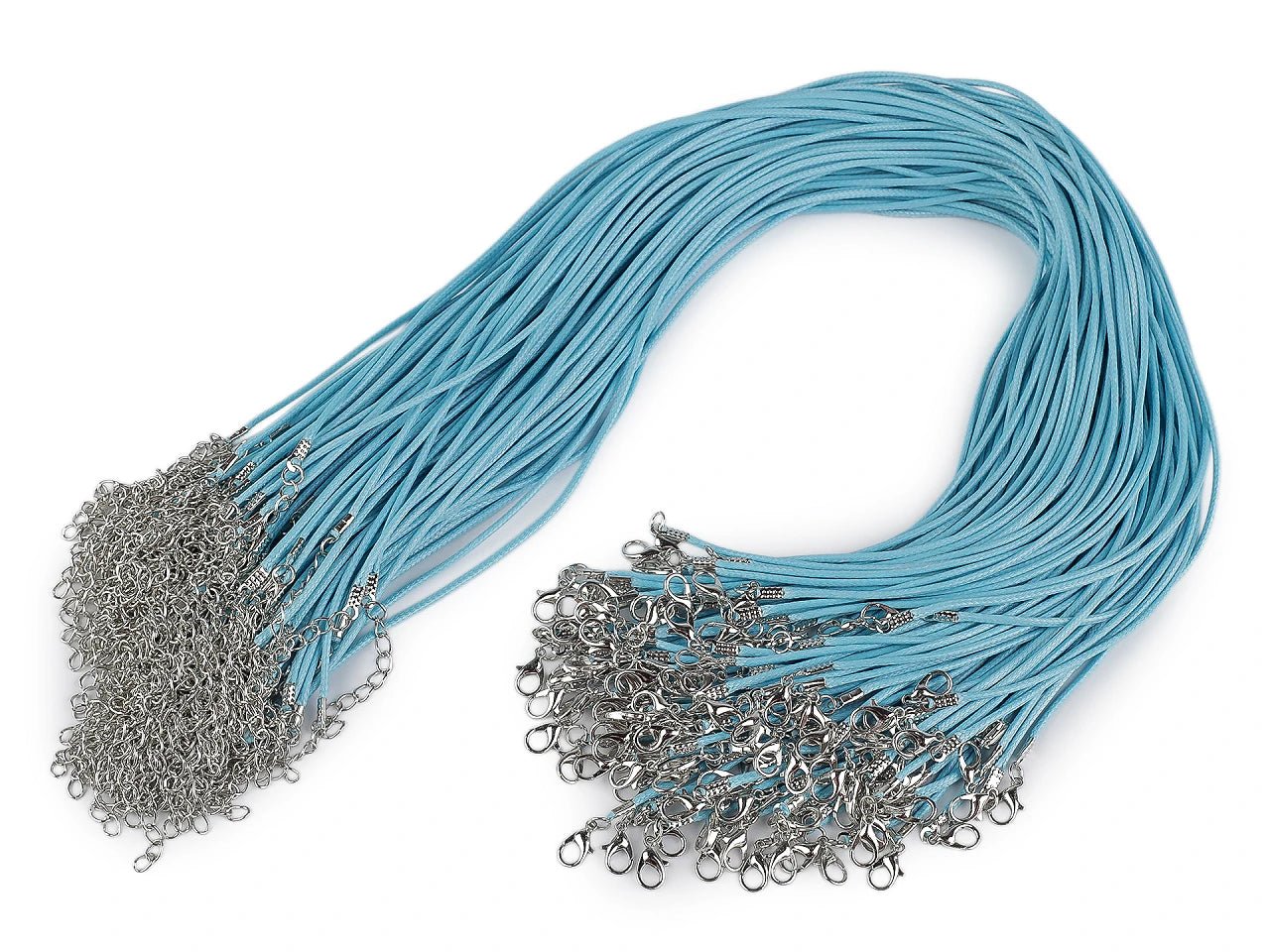 Image avec cordon de collier avec mousqueton – base prête pour bijoux (45 cm) – disponible chez Šarlotes audumi