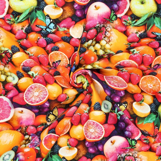 Canvas fabric - fruits 260 g/m²