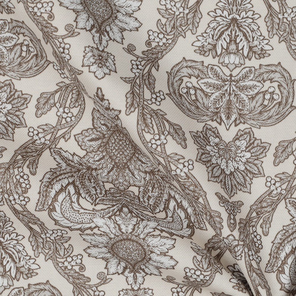Canvas fabric - ornaments 225 g/m²