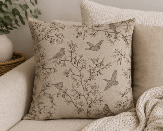 Image sur toile oiseaux et feuilles 205 g/m² – disponible chez Šarlotes audumi