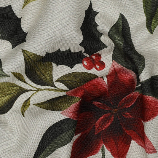 Image avec tissu canevas – étoiles de Noël – disponible en ligne chez Šarlotes audumi