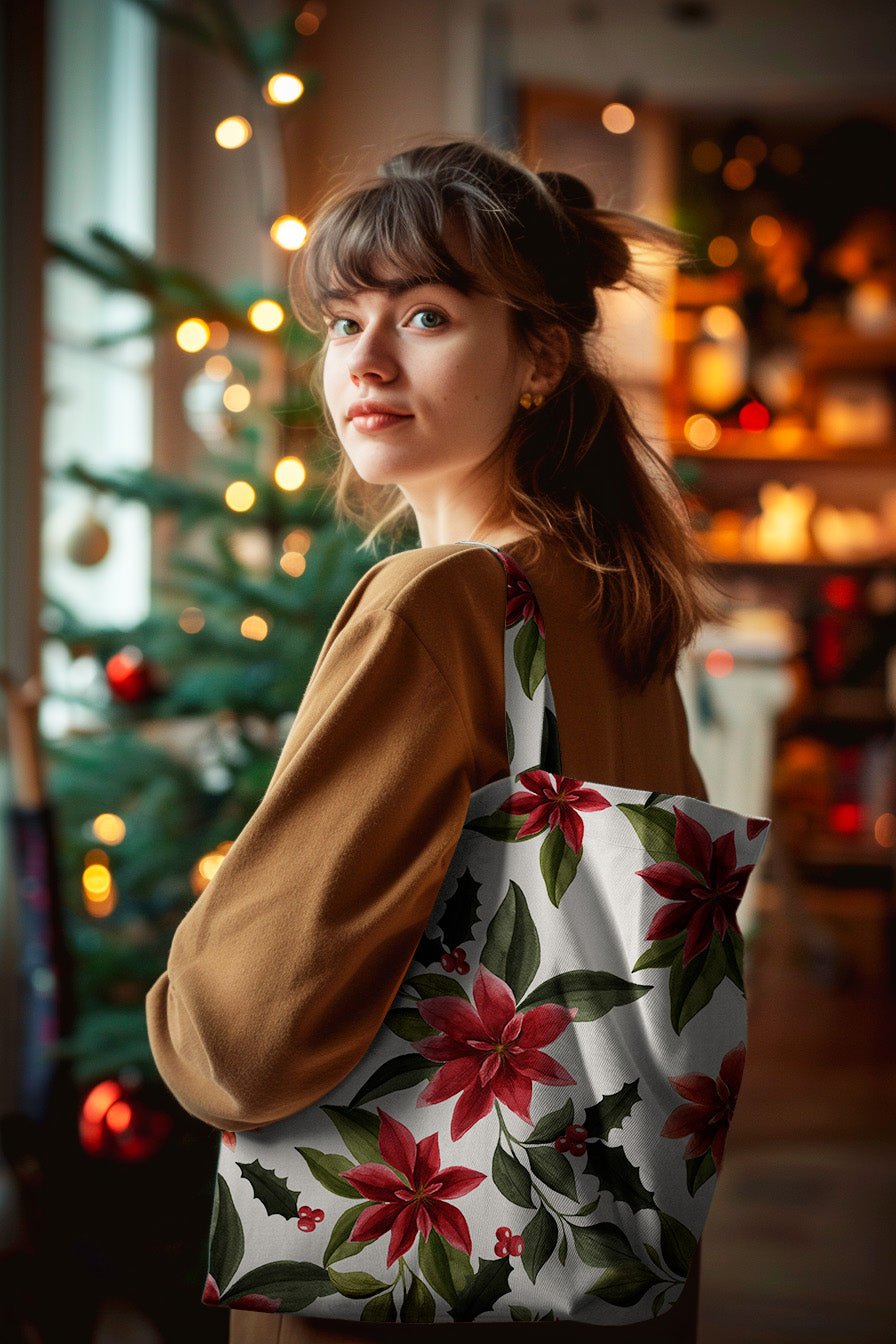 Image avec tissu canevas – étoiles de Noël – disponible en ligne chez Šarlotes audumi