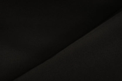 Satin pour robe de mariée - noir 170 g/m²