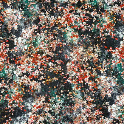 Image of dress fabric with elastane - mottled pattern 80 g/m² – available at Šarlotes audumi