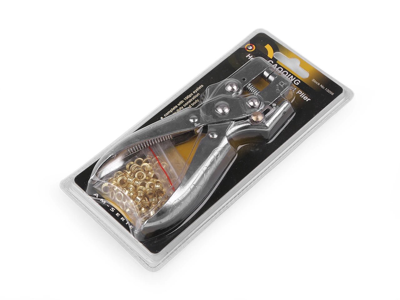 Image de pinces à riveter pour œillets, anneaux Ø5 mm – disponible chez Šarlotes audumi