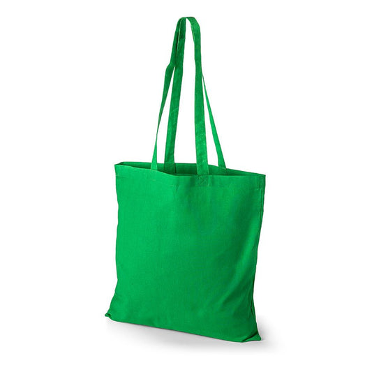 Image d’un sac en tissu de coton à longues anses 38 x 42 cm 140 g/m² - vert clair – disponible chez Šarlotes audumi