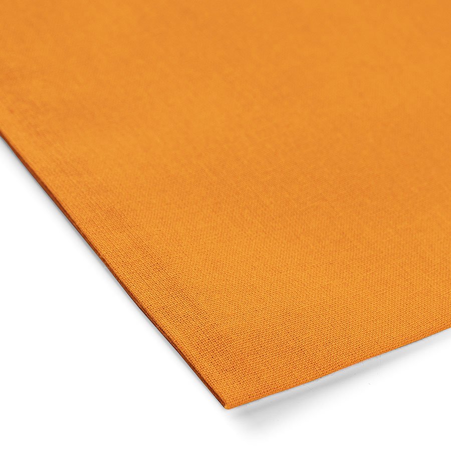 Image d’un sac en tissu coton à longues anses 38 x 42 cm 140 g/m² - orange – disponible chez Šarlotes audumi