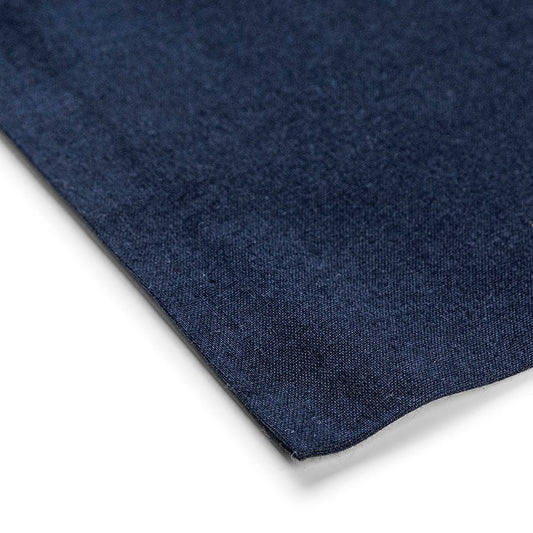Sac en tissu de coton à longues anses 38 x 42 cm 140 g/m² - bleu foncé – disponible chez Šarlotes audumi