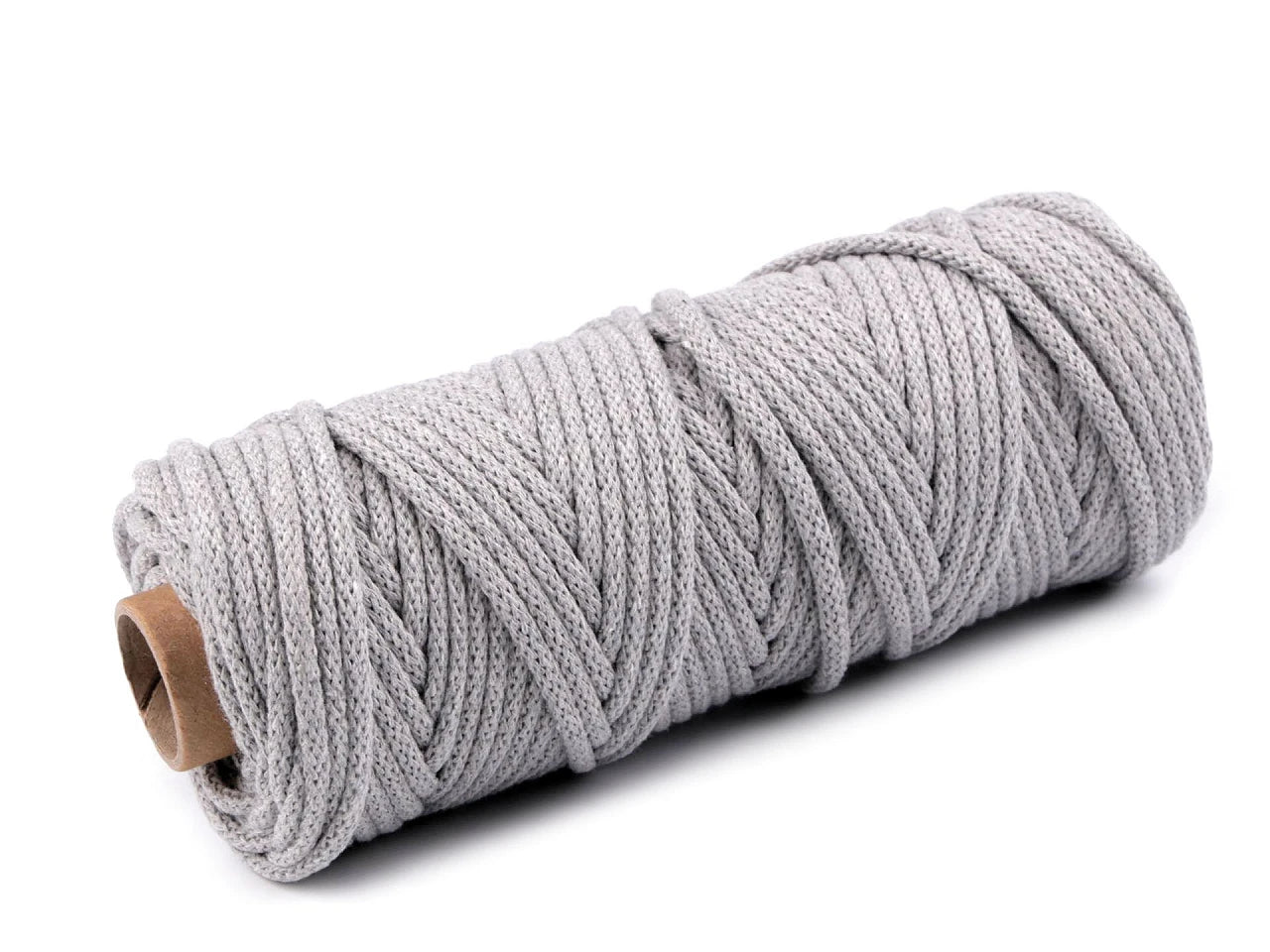 Corde en coton 5 mm (pack de 50 m) - grise