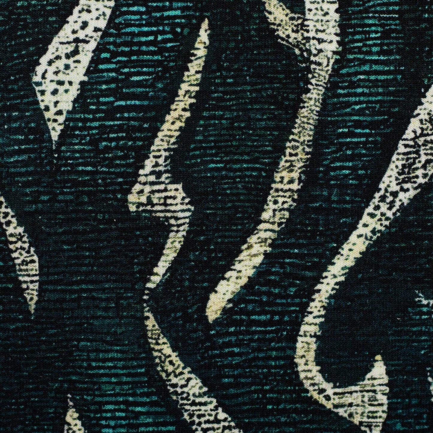 Image de maille bouclette en coton, motif abstrait, 260 g/m² – disponible chez Šarlotes audumi