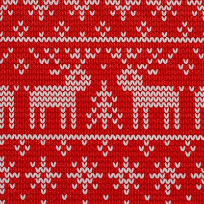 Image en maille boucle en coton avec isolation – motif de Noël – disponible en ligne chez Charlotte’s Fabrics