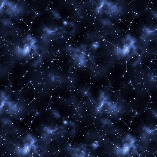 Image de maille bouclette en coton avec isolant motif étoiles – disponible en ligne chez Šarlotes audumi